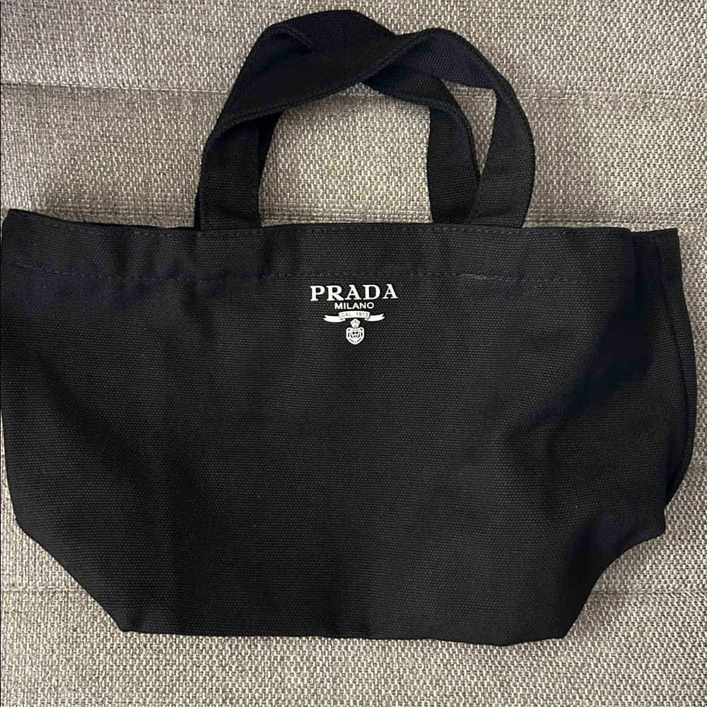 Prada Canvas Black L’ Homme Tote Bag - Picture 6 of 6